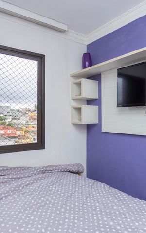 Apartamento à venda com 65m², 3 quartos e 1 vagaQuarto 1