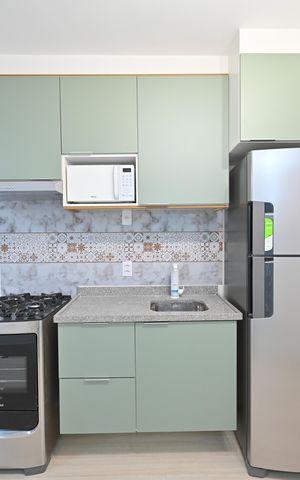Apartamento à venda com 38m², 1 quarto e sem vagaCozinha
