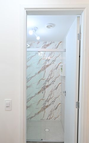Apartamento à venda com 38m², 1 quarto e sem vagaBanheiro da Suíte
