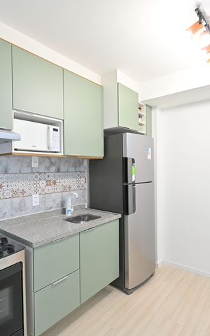 Apartamento à venda com 38m², 1 quarto e sem vagaCozinha