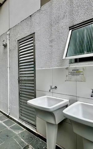 Apartamento à venda com 48m², 1 quarto e 1 vaga Apartamento à venda com 48m², 1 quarto e 1 vagaLavanderia