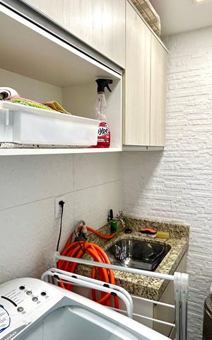 Apartamento à venda com 138m², 3 quartos e 3 vagas Apartamento à venda com 138m², 3 quartos e 3 vagasÁrea de Serviço