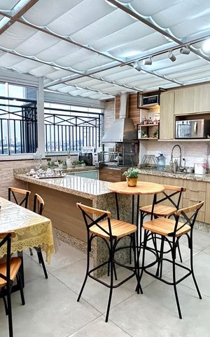 Apartamento à venda com 138m², 3 quartos e 3 vagas Apartamento à venda com 138m², 3 quartos e 3 vagasChurrasqueira