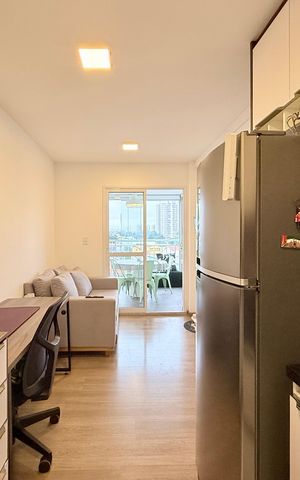 Apartamento à venda com 33m², 1 quarto e 1 vagaCozinha 