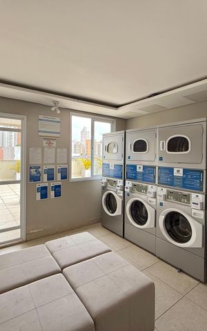 Apartamento à venda com 33m², 1 quarto e 1 vagaLavanderia 