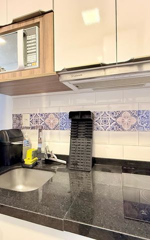 Apartamento à venda com 33m², 1 quarto e 1 vagaCozinha