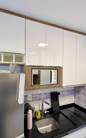 Apartamento à venda com 33m², 1 quarto e 1 vagaCozinha