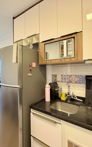 Apartamento à venda com 33m², 1 quarto e 1 vagaCozinha