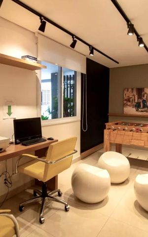 Apartamento à venda com 33m², 1 quarto e 1 vagaSalão de Jogos 