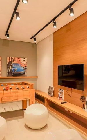 Apartamento à venda com 33m², 1 quarto e 1 vagaSalão de Jogos 