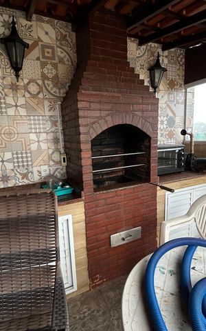 Apartamento à venda com 126m², 3 quartos e 2 vagasChurrasqueira 