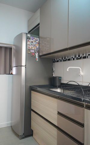 Apartamento à venda com 54m², 2 quartos e 1 vagaCozinha