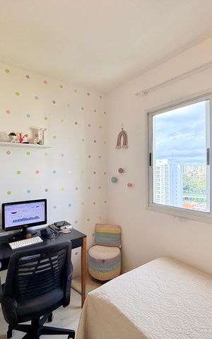 Apartamento à venda com 59m², 2 quartos e 1 vagaQuarto 2