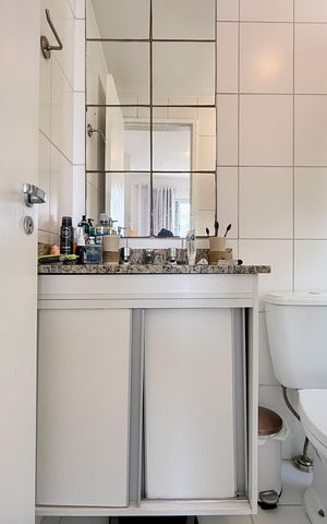 Apartamento à venda com 59m², 2 quartos e 1 vagaBanheiro Suíte 
