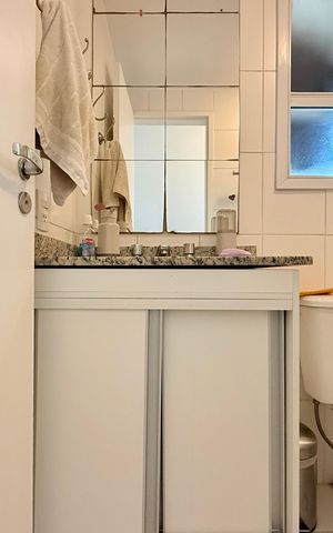 Apartamento à venda com 59m², 2 quartos e 1 vagaBanheiro Social 