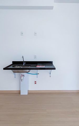 Studio à venda com 27m², 1 quarto e sem vaga