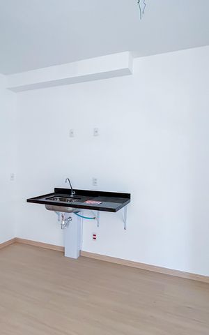 Studio à venda com 27m², 1 quarto e sem vaga