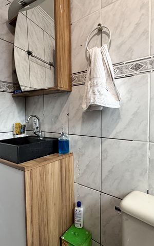 Apartamento à venda com 55m², 2 quartos e 1 vaga Apartamento à venda com 55m², 2 quartos e 1 vagaBanheiro Social