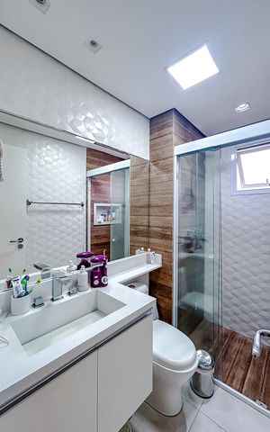 Apartamento para alugar com 102m², 3 quartos e 2 vagasBanheiro da Suíte