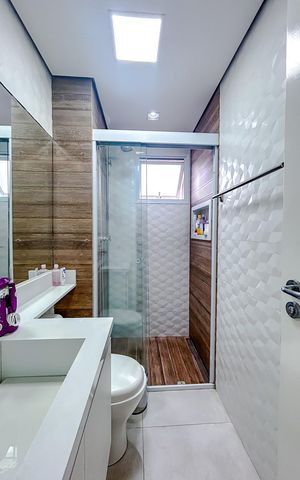 Apartamento para alugar com 102m², 3 quartos e 2 vagasBanheiro da Suíte