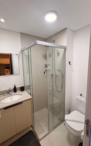 Studio para alugar com 29m², 1 quarto e sem vagaBanheiro