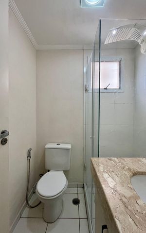 Apartamento para alugar com 56m², 2 quartos e 1 vaga Apartamento para alugar com 56m², 2 quartos e 1 vagaBanheiro