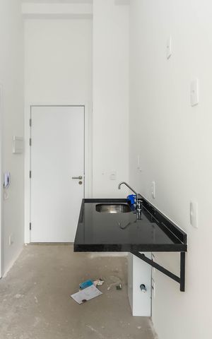 Studio à venda com 23m², 1 quarto e sem vagaQuarto e cozinha