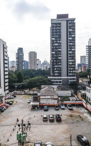 Studio à venda com 23m², 1 quarto e sem vagaVaranda