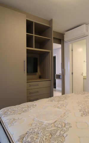 Apartamento para alugar com 54m², 1 quarto e 1 vagaQuarto Suíte