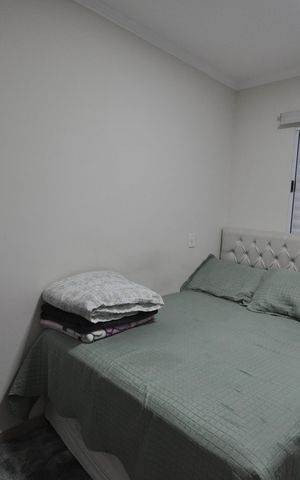 Casa de condomínio à venda com 48m², 2 quartos e 1 vagaQuarto 2