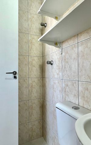 Apartamento para alugar com 58m², 3 quartos e 3 vagas Apartamento para alugar com 58m², 3 quartos e 3 vagasBanheiro de serviço