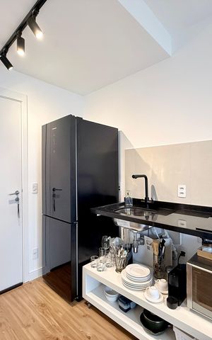 Studio à venda com 28m², 1 quarto e 1 vaga Studio à venda com 28m², 1 quarto e 1 vagaCozinha