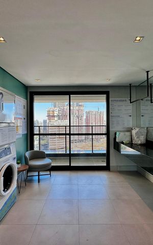 Studio à venda com 28m², 1 quarto e 1 vaga Studio à venda com 28m², 1 quarto e 1 vagaLavanderia