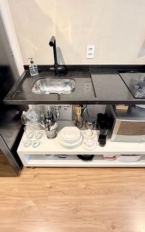 Studio à venda com 28m², 1 quarto e 1 vaga Studio à venda com 28m², 1 quarto e 1 vagaCozinha