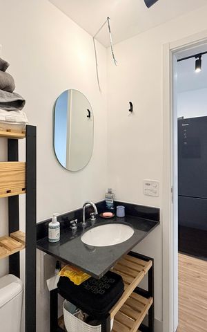 Studio à venda com 28m², 1 quarto e 1 vaga Studio à venda com 28m², 1 quarto e 1 vagaBanheiro
