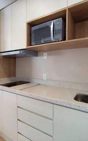 Studio para alugar com 27m², 1 quarto e sem vaga Studio para alugar com 27m², 1 quarto e sem vagaCozinha