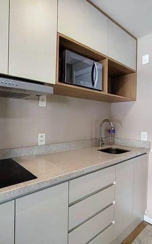 Studio para alugar com 27m², 1 quarto e sem vaga Studio para alugar com 27m², 1 quarto e sem vagaCozinha