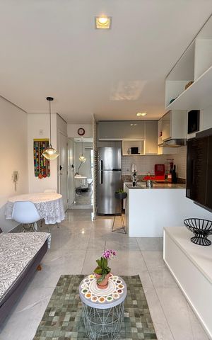 Apartamento à venda com 38m², 1 quarto e 1 vaga