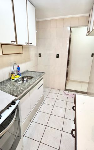 Apartamento à venda com 63m², 2 quartos e 1 vagaCozinha e Área de Serviço