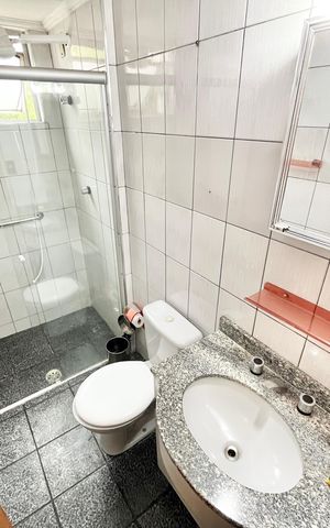 Apartamento à venda com 63m², 2 quartos e 1 vagaBanheiro