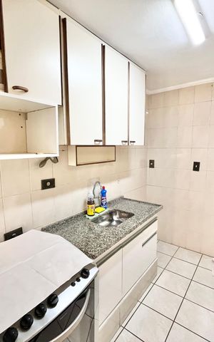 Apartamento à venda com 63m², 2 quartos e 1 vagaCozinha e Área de Serviço