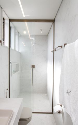 Apartamento à venda com 140m², 3 quartos e 1 vagaBanheiro da Suíte