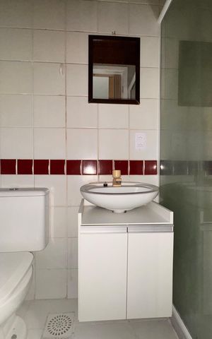 Casa de condomínio para alugar com 68m², 2 quartos e 1 vaga Casa de condomínio para alugar com 68m², 2 quartos e 1 vagaBanheiro Social
