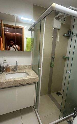 Apartamento à venda com 77m², 3 quartos e 2 vagas Apartamento à venda com 77m², 3 quartos e 2 vagasBanheiro
