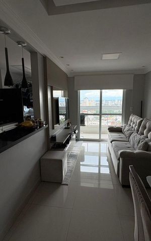 Apartamento à venda com 77m², 3 quartos e 2 vagas Apartamento à venda com 77m², 3 quartos e 2 vagasSala