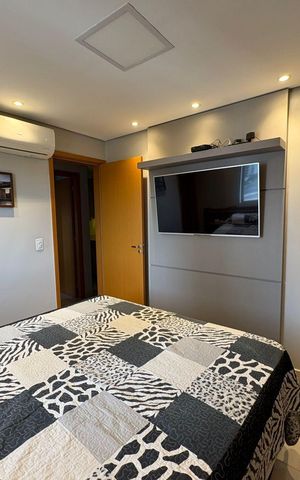 Apartamento à venda com 77m², 3 quartos e 2 vagas Apartamento à venda com 77m², 3 quartos e 2 vagasQuarto