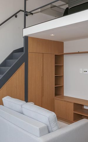 Studio para alugar com 45m², 1 quarto e sem vagaSala e Cozinha