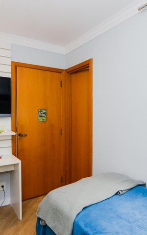 Apartamento à venda com 93m², 3 quartos e 2 vagasQuarto 2 - Suíte