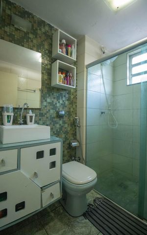 Apartamento para alugar com 46m², 2 quartos e 1 vaga Apartamento para alugar com 46m², 2 quartos e 1 vagaBanheiro