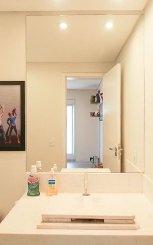 Apartamento para alugar com 130m², 2 quartos e 2 vagasBanheiro Social